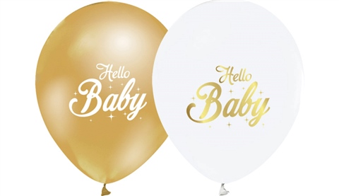 Hello Baby Baskili 12 Metalik Balon 100'lü