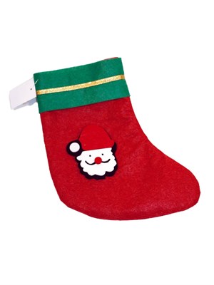 Noel Babalı Yılbaşı Çorabı Keçe 25 Cm